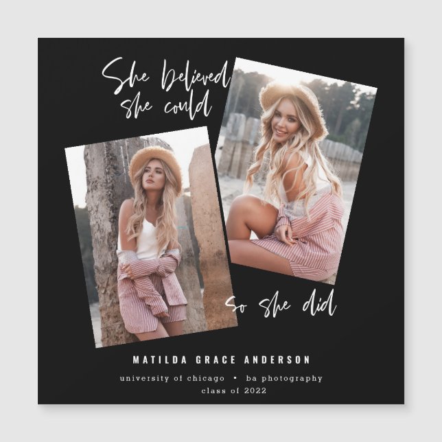 Elle croyait qu'elle pouvait faire son diplôme (Devant)