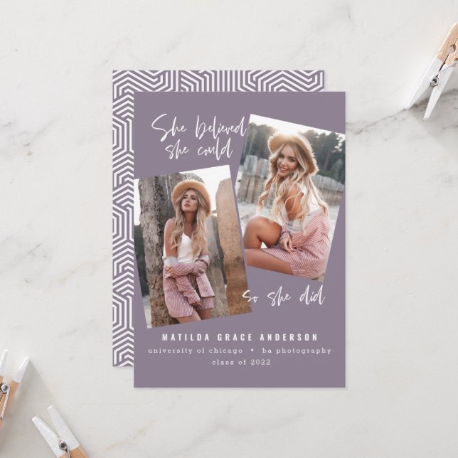 Elle croyait qu'elle pouvait faire son diplôme (Devant/Arrière en situation)