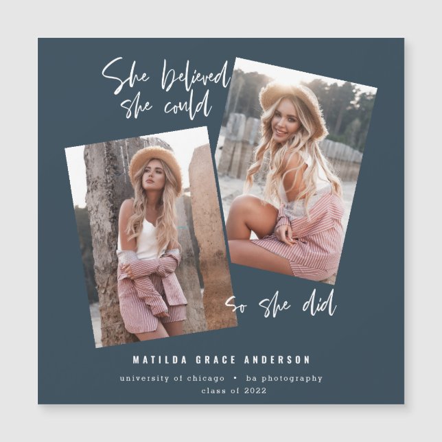 Elle croyait qu'elle pouvait faire son diplôme (Devant)