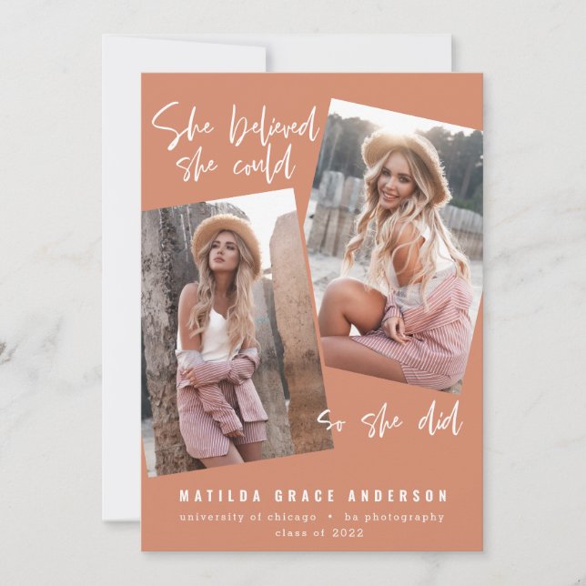 Elle croyait qu'elle pouvait faire son diplôme (Devant)