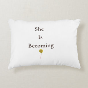 Elle devient Coussin de décoration jeté