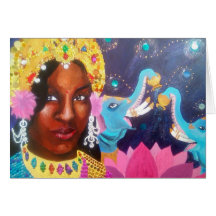 Elle d'un Mille Noms de Carte pour notes