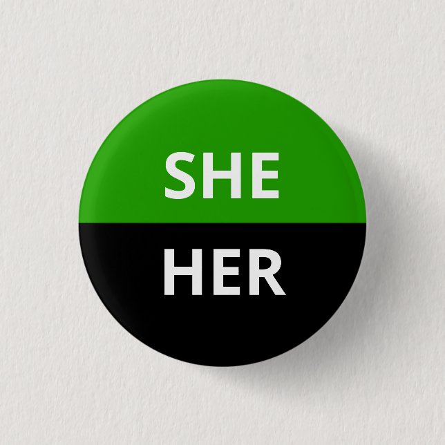 Elle/elle Pronouns Neutrois Badge (Devant)