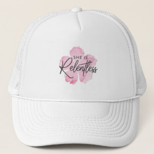 Elle est casquette implacable de camionneur