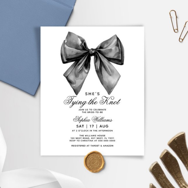 Elle est en train de nouer la Fête des mariées Bla (Créateur téléchargé)