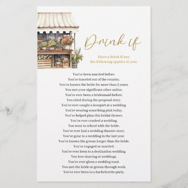 Elle est hors du marché Boire si Fête des mariées  (Devant)