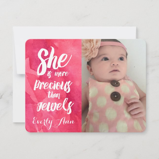 Elle est plus Précieuse que Bijoux Baby Girl CDeer (Devant)