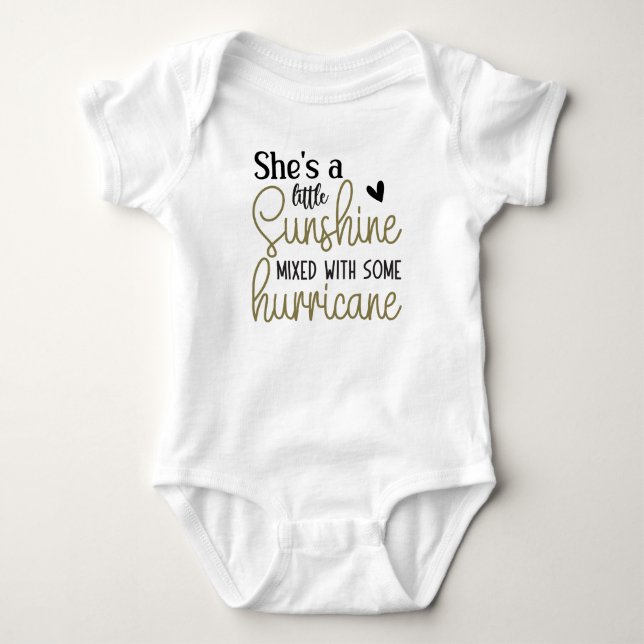 Elle est un petit Body Sun Bodysuit (Devant)