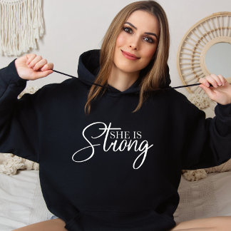 Elle est une forte Sweat - shirt à capuche religie