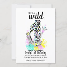 Elle est une invitation Wild ONE 1er anniversaire