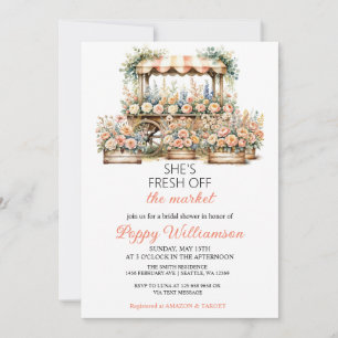 Elle n'est pas au marché Invitation de la douche n