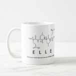 Elle peptide nom mug<br><div class="desc">Elle a décrit dans les acides aminés comme E L E (acide glutamique Leucine Leucine acide glutamique) sur une tasse pour le scientifique en vous. Vous ne trouvez pas ce que vous voulez ?</div>