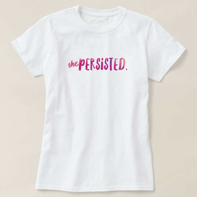 Elle Persistait T-shirt (Design devant)