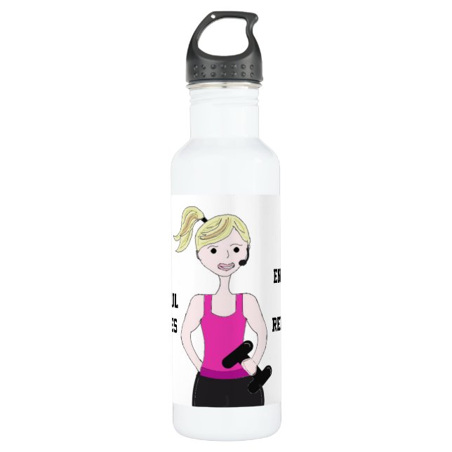 Elle Reste Hydratée Bouteille D'Eau Blonde (Devant)