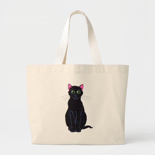 Elle ronronne dans mon sac fourre-tout à (Devant)