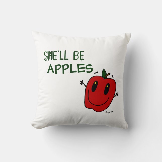 ELLE SERA Coussin DE POMMES (Recto)