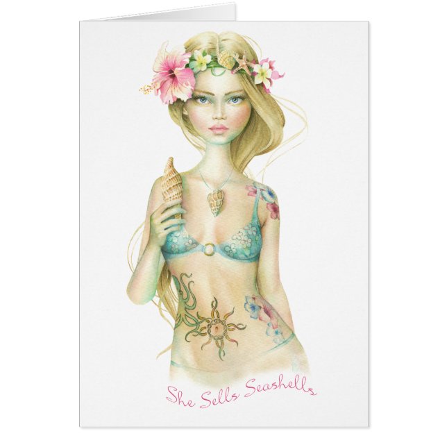 Elle vend des coquilles de mer (Devant)