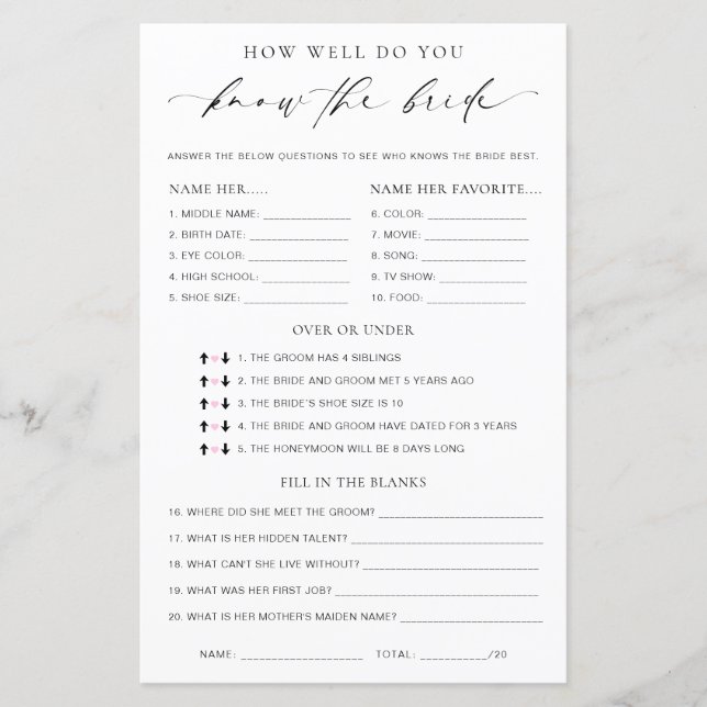 Ellesmere Comment Bien Connaissez-Vous Le Jeu De M (Devant)