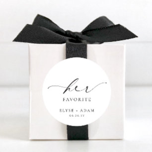 Ellesmere Son Sticker Rond Favori Favor Classic