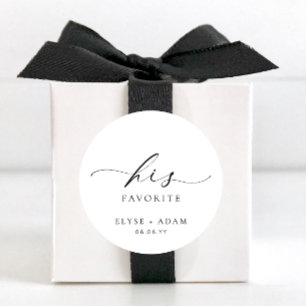 Ellesmere Son Sticker Rond Favori Favor Classic