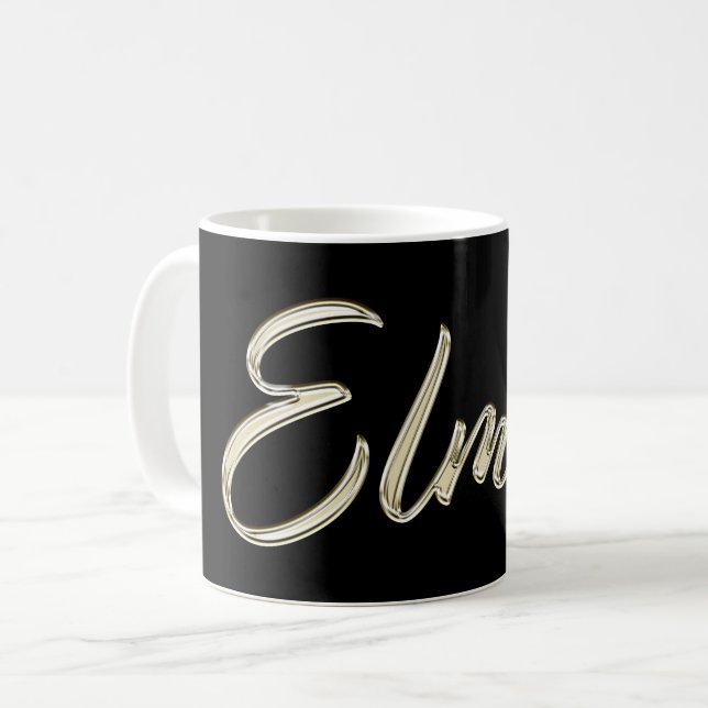 Elmar Name whitegold Tasse de thé Cafeetasse (Devant gauche)