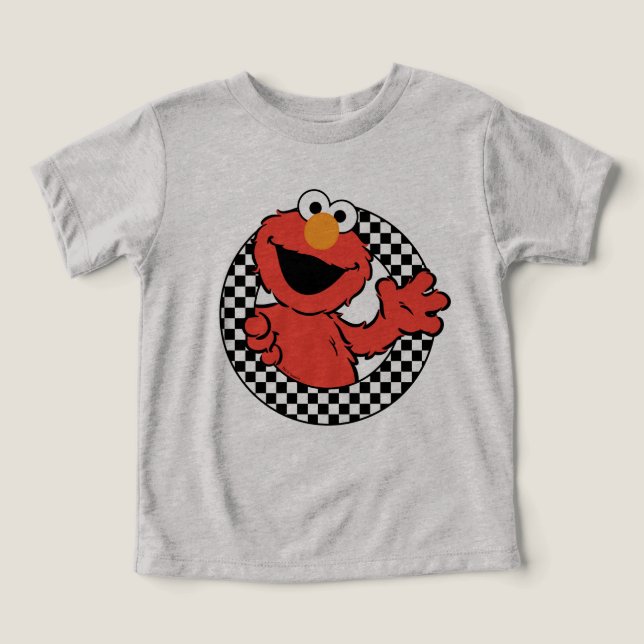 Elmo À damiers de Sesame Street (Design Recto)