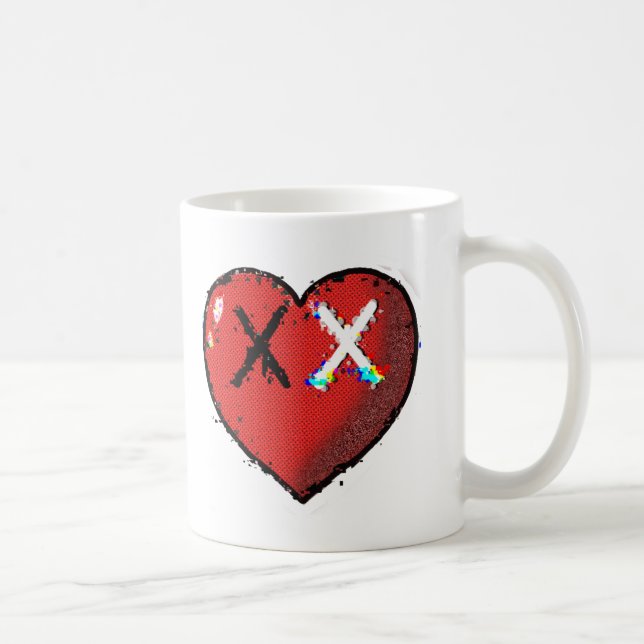 Éloigner le coeur GAUCHE tasse de café (Droite)