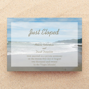 Elopement mariage Mariage Faire-part Invitation