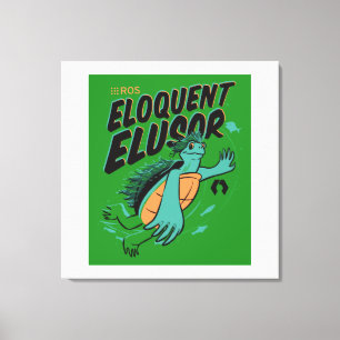 Éloquence de l'Elusor sur une toile enveloppée