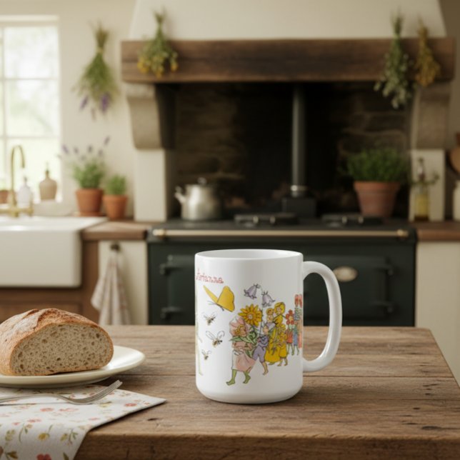 Elsa Beskow Flower Festival Café Mug (Créateur téléchargé)