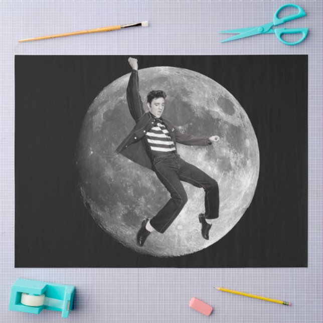 Elvis et le papier de soie Lune (Artisanat)