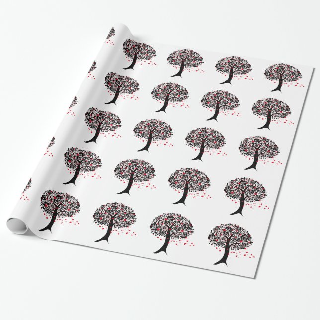 Emballage cadeau Arbre de l'amour (Déroulé)