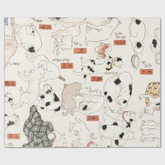 EMBALLAGE CADEAU CHATS JAPONAIS (1847-1850)