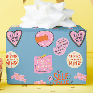 Emballage cadeau d'amour de soi