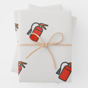 Emballage cadeau de fête Éteignoir d'incendie 