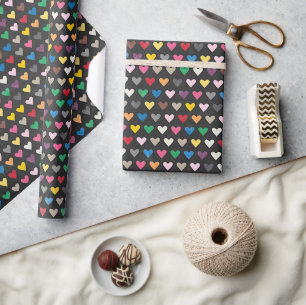 Emballage cadeau de la Saint-Valentin avec motif d