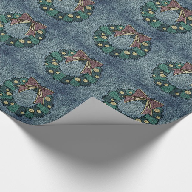Emballage cadeau de Noël/Couronne (Coin)