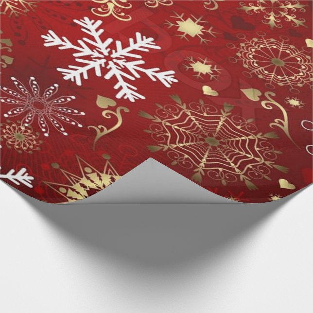 Emballage cadeau de Noël/Flocons de neige (Coin)