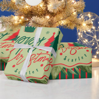 Emballage Cadeau de Noël Personnalisé Avec Nom Per