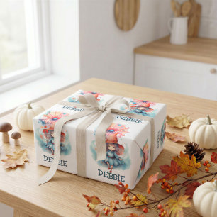 Emballage cadeau de petite sorcière personnalisé p