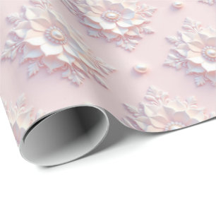 Emballage cadeau floral de mariage au look "3D" mo