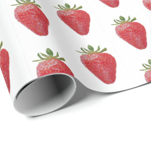 Emballage cadeau fraise