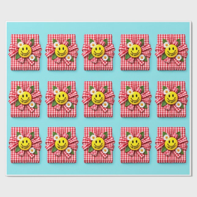Emballage cadeau Gingham Be Happy (Plat)