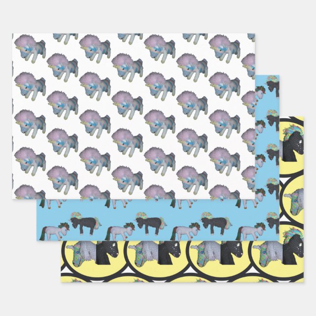Emballage cadeau - Licornes (Lot)