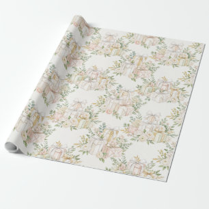 Emballage Cadeau Mariage Classique Ruban Blanc Nœu