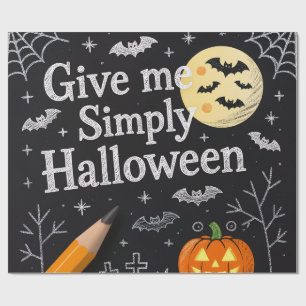Emballage cadeau mignon pour Halloween