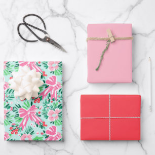 Emballage cadeau moderne rose Coquette Bow