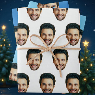Emballage cadeau personnalisé avec visage Têtes