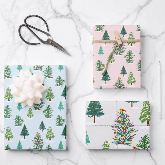 Emballage cadeau trio de vacances (Recto)