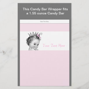 Emballage de barre de bonbons pour Baby Shower Pri